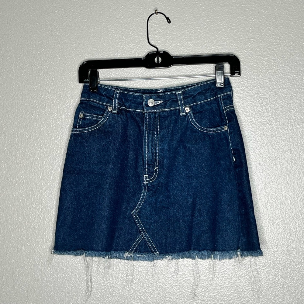 TopShop Mini Jean Skirt